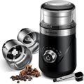 Coffee Grinder Electric 70g with 2 Stainless Steel Cups Spice Nuts SHARDOR