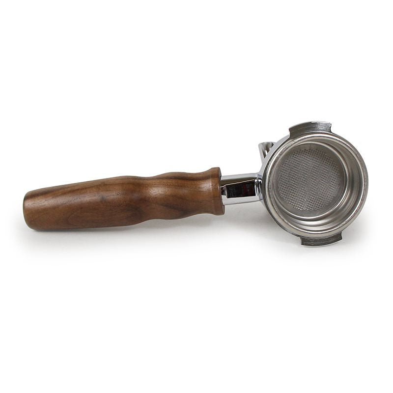 La Marzocco Compatible Double Portafilter 14g Basket with Walnut Handle