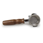 La Marzocco Compatible Double Portafilter 14g Basket with Walnut Handle