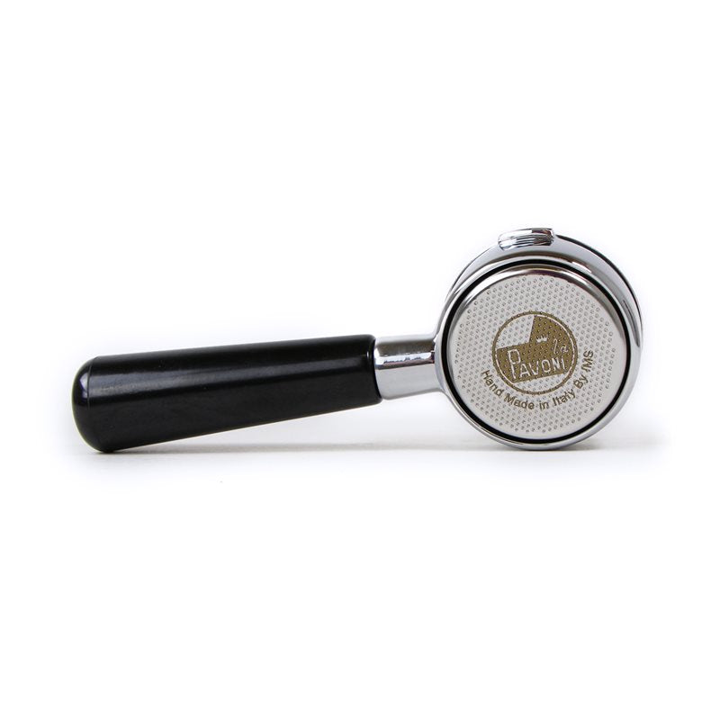 La Pavoni Bottomless Portafilter Black Handle with IMS 20g Basket