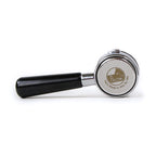 La Pavoni Bottomless Portafilter Black Handle with IMS 20g Basket