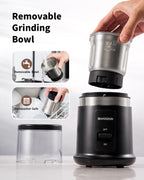 Electric Coffee Grinder 75g with Removable Stainless Steel One Bowl SHARDOR