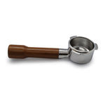 Breville Bottomless Portafilter with 16/20g IMS Basket- Wood Handle