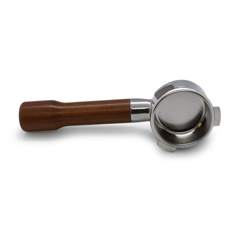 Breville Bottomless Portafilter with 16/20g IMS Basket- Wood Handle