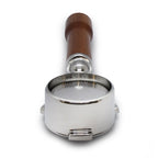 Breville Bottomless Portafilter with 16/20g IMS Basket- Wood Handle