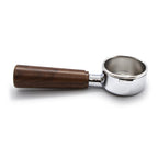 La Pavoni Lever Bottomless Portafilter With IMS 20g Basket Wood Handle (Old Group)