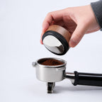 Walnut Adjustable Espresso Distribution Tool – 51/54/58mm