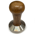Motta Flat Coffee Tamper ø 58mm Walnut Wood Handle
