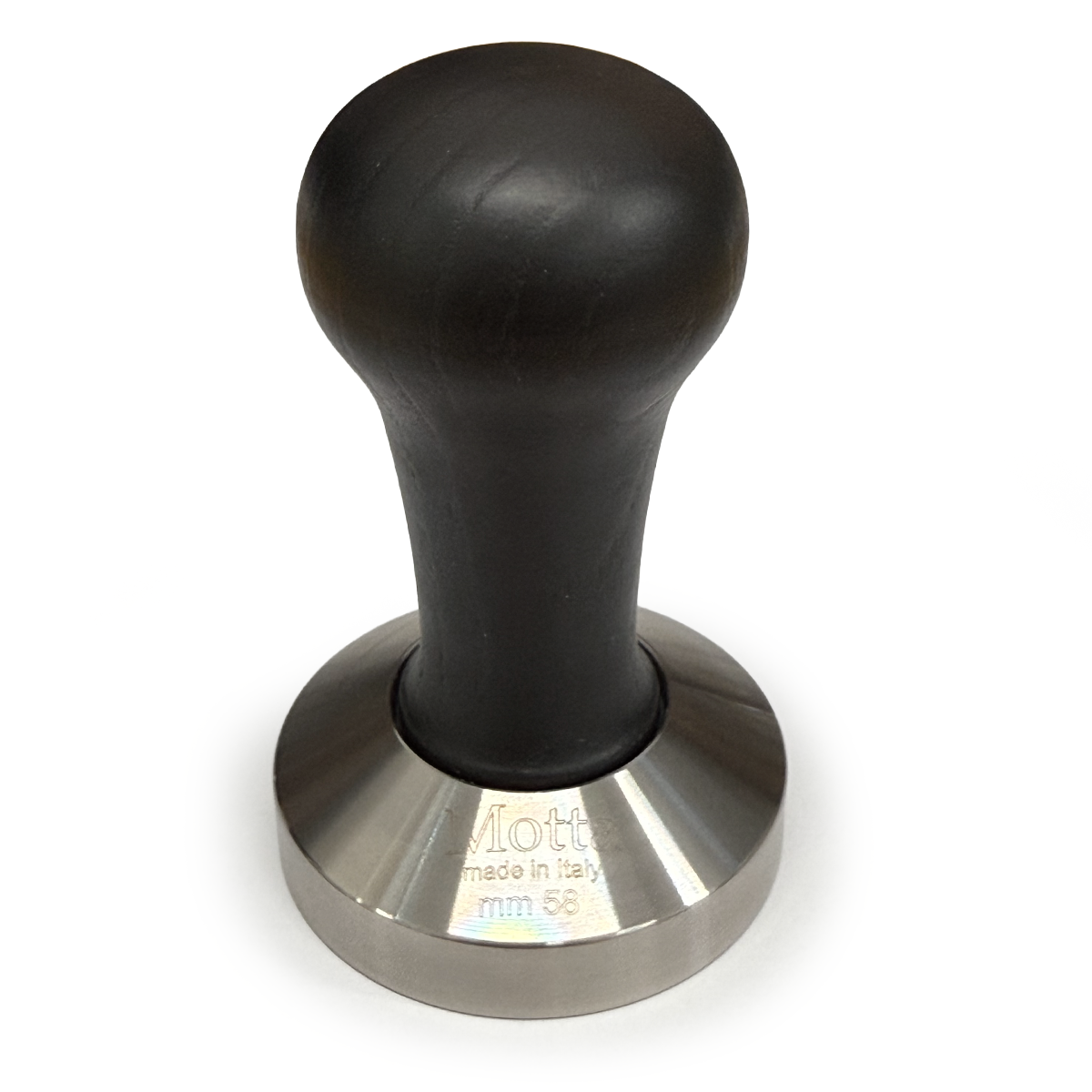 Motta Flat Coffee Tamper ø 58mm Black Handle