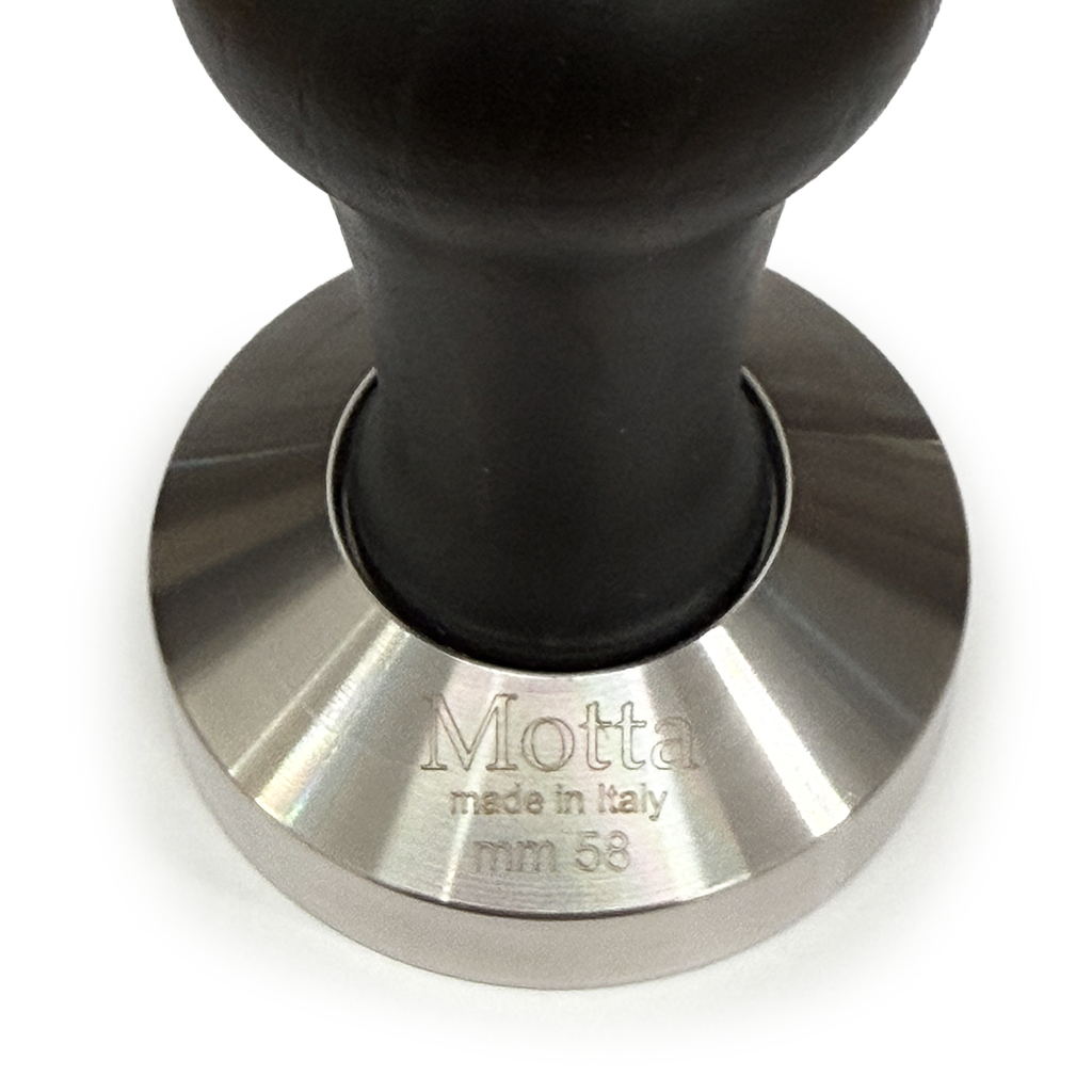 Motta Flat Coffee Tamper ø 58mm Black Handle