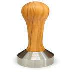 Motta Flat Stainless Coffee Tamper ø 58mm Olive Wood Handle