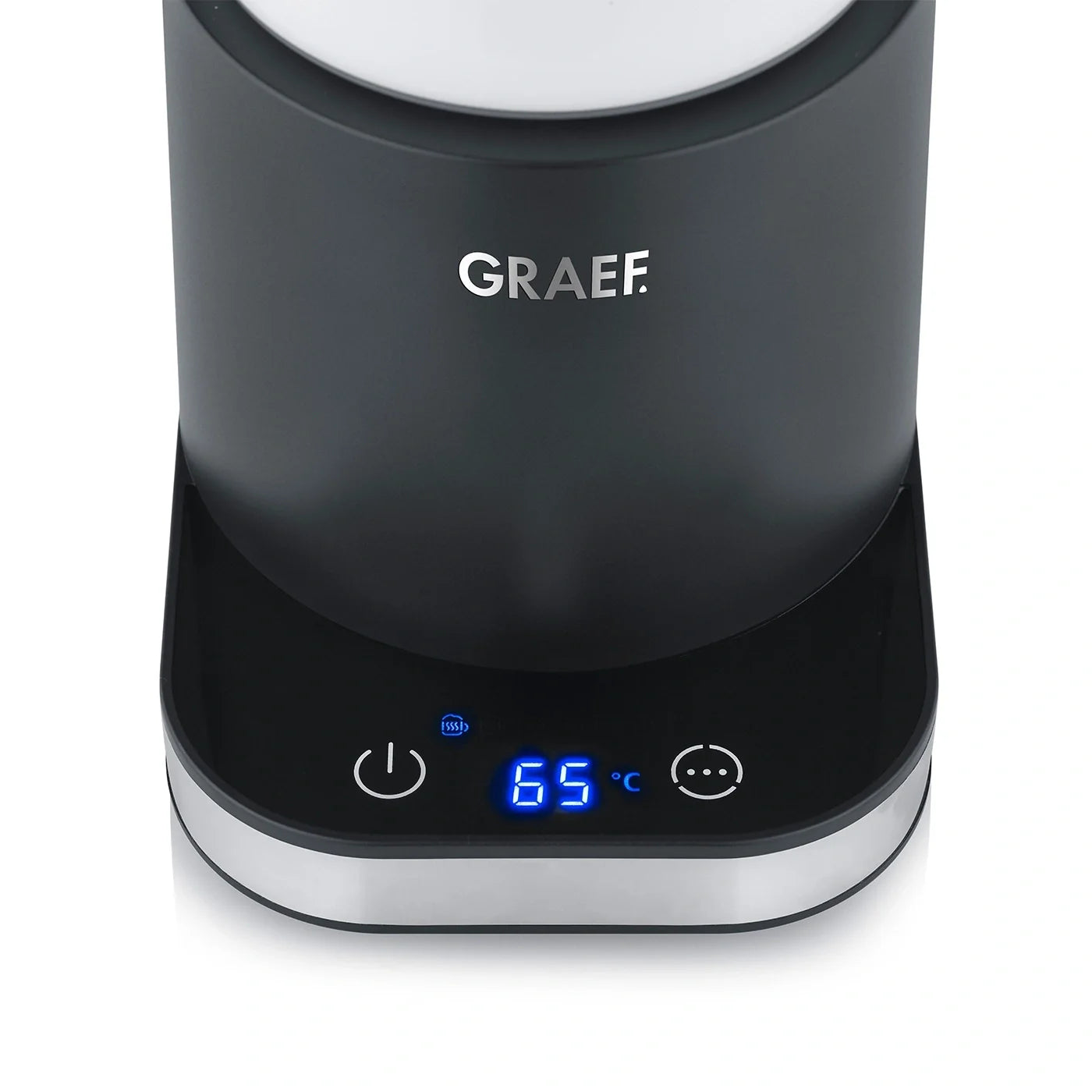 Graef Glass Induction Milk Frother - Black