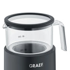 Graef Glass Induction Milk Frother - Black