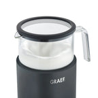 Graef Glass Induction Milk Frother - Black