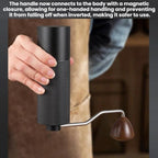 CNC Stainless Steel Hand Crank Coffee Bean Grinder
