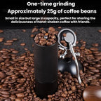 CNC Stainless Steel Hand Crank Coffee Bean Grinder