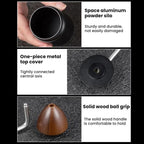 CNC Stainless Steel Hand Crank Coffee Bean Grinder