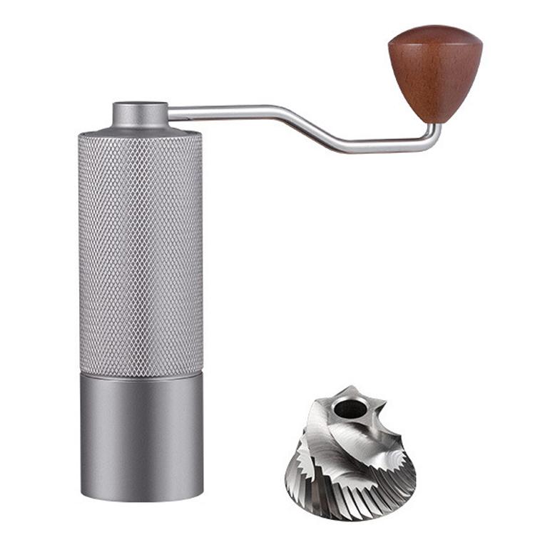 CNC Stainless Steel Hand Crank Coffee Bean Grinder