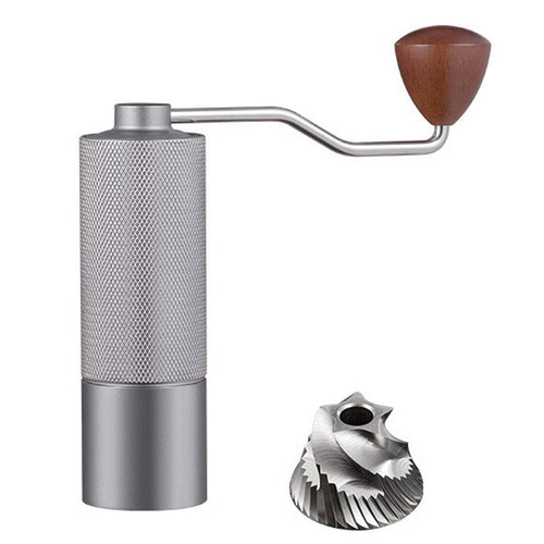 CNC Stainless Steel Hand Crank Coffee Bean Grinder