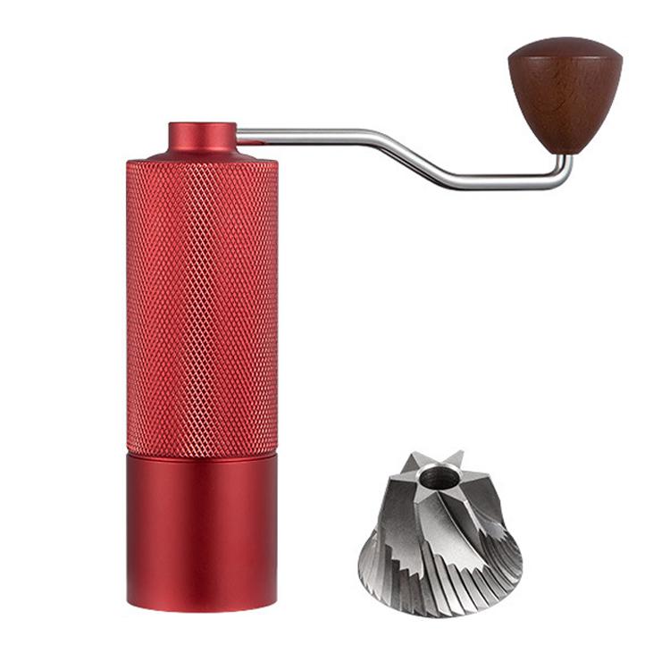 CNC Stainless Steel Hand Crank Coffee Bean Grinder