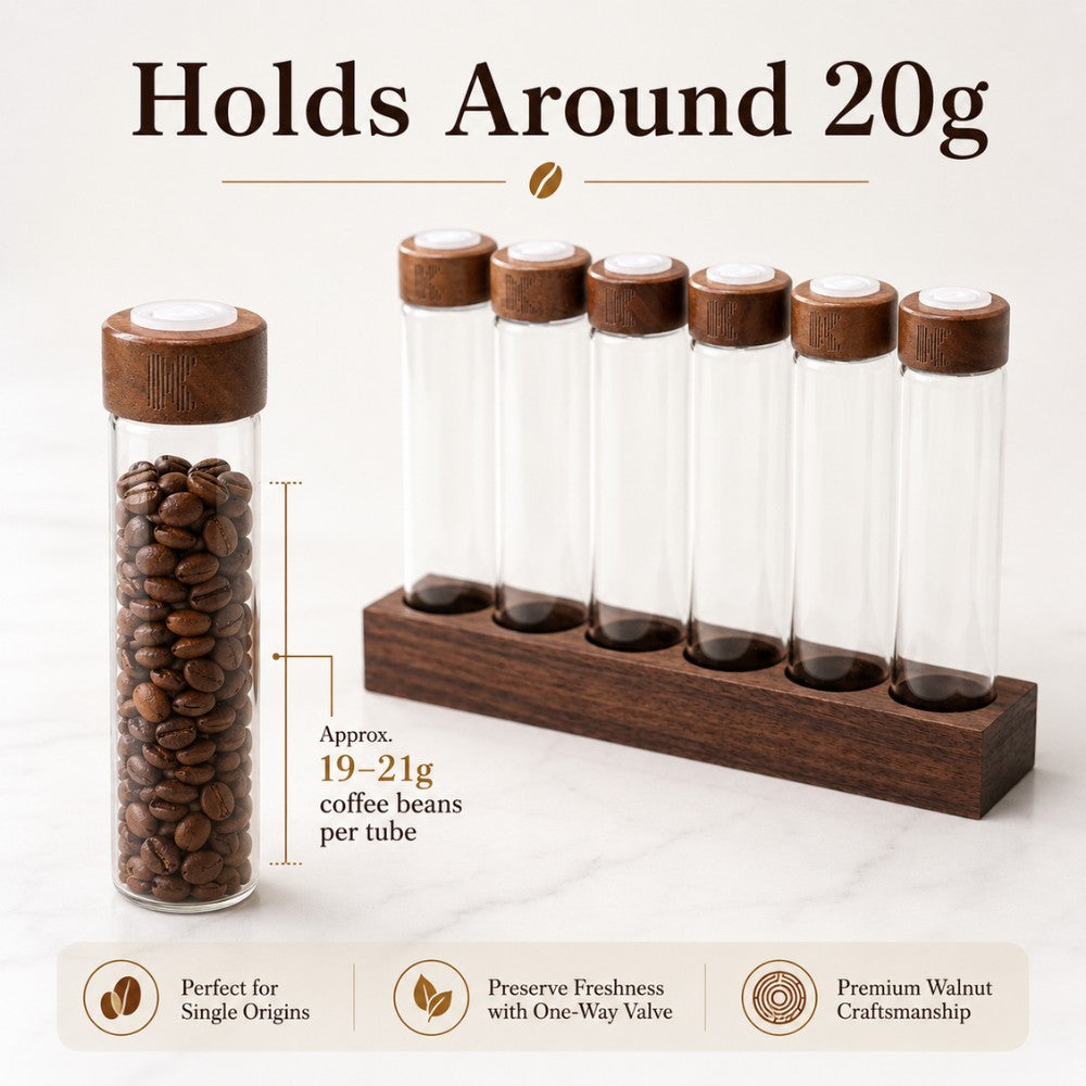 Walnut Coffee Bean Cellar