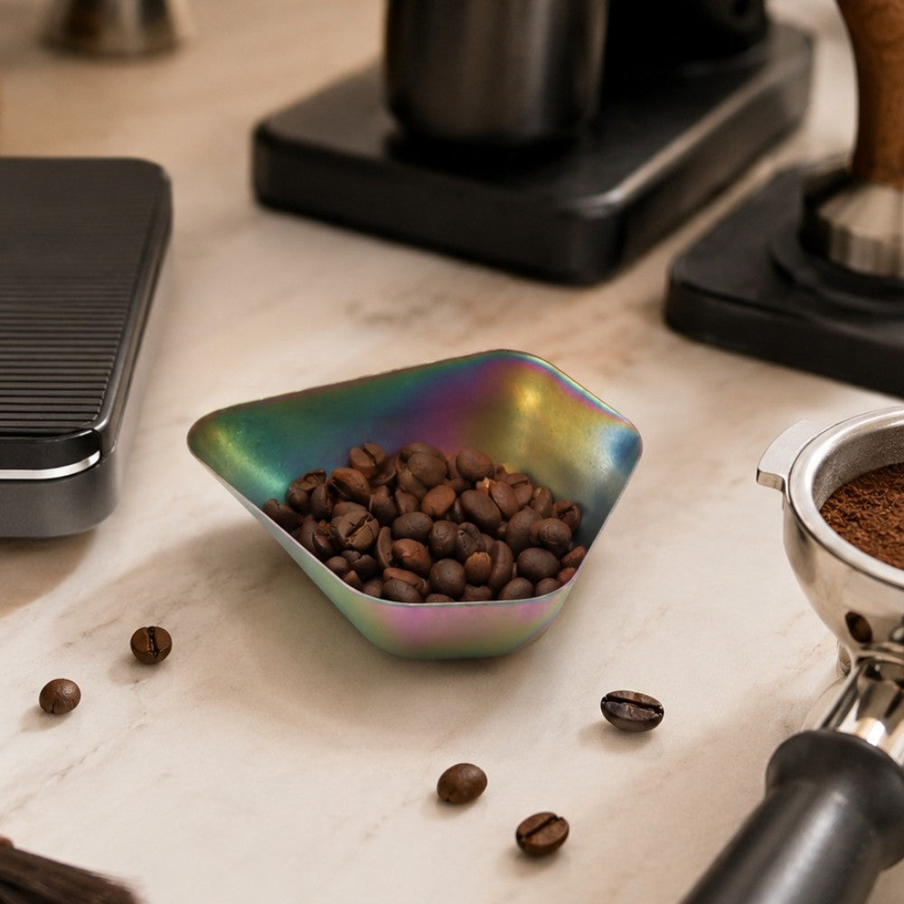 Stainless Steel Coffee Bean Dosing Dish