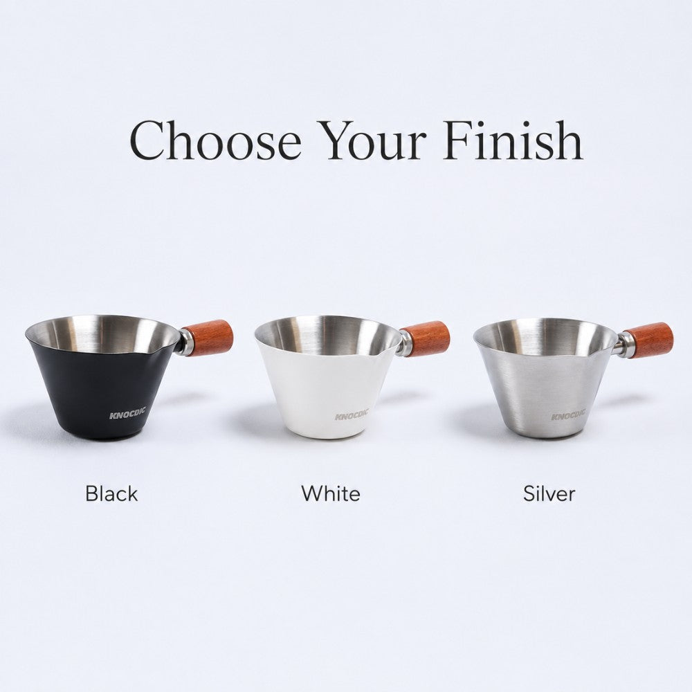 100ml Espresso Measuring Cup with Wooden Handle