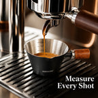 100ml Espresso Measuring Cup with Wooden Handle