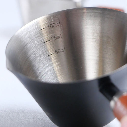100ml Espresso Measuring Cup with Wooden Handle