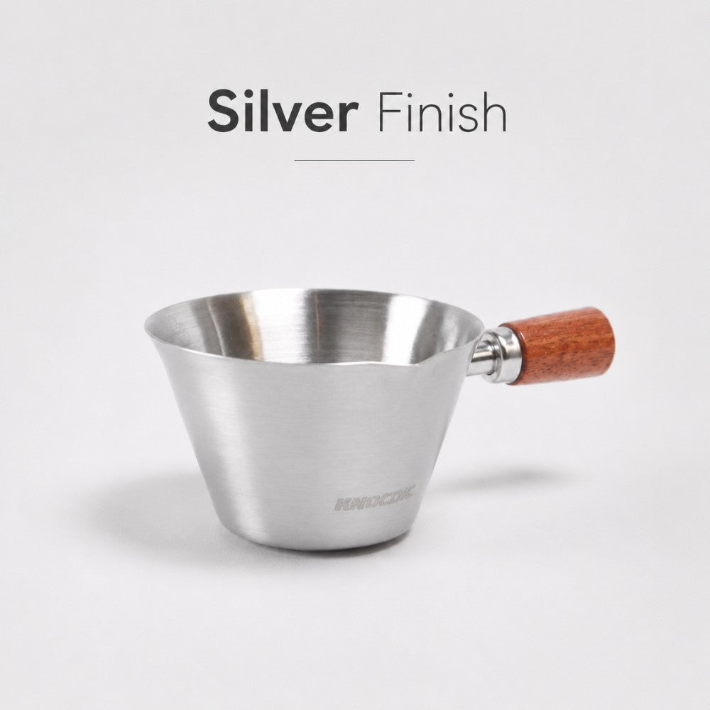 100ml Espresso Measuring Cup with Wooden Handle