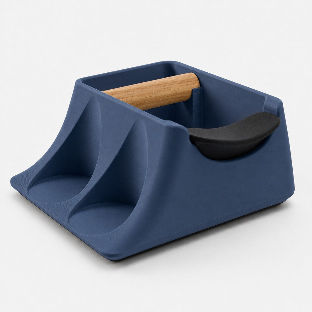 The Hub 3-in-1 Espresso Knock Box, Tamping Station & Tamper Holder