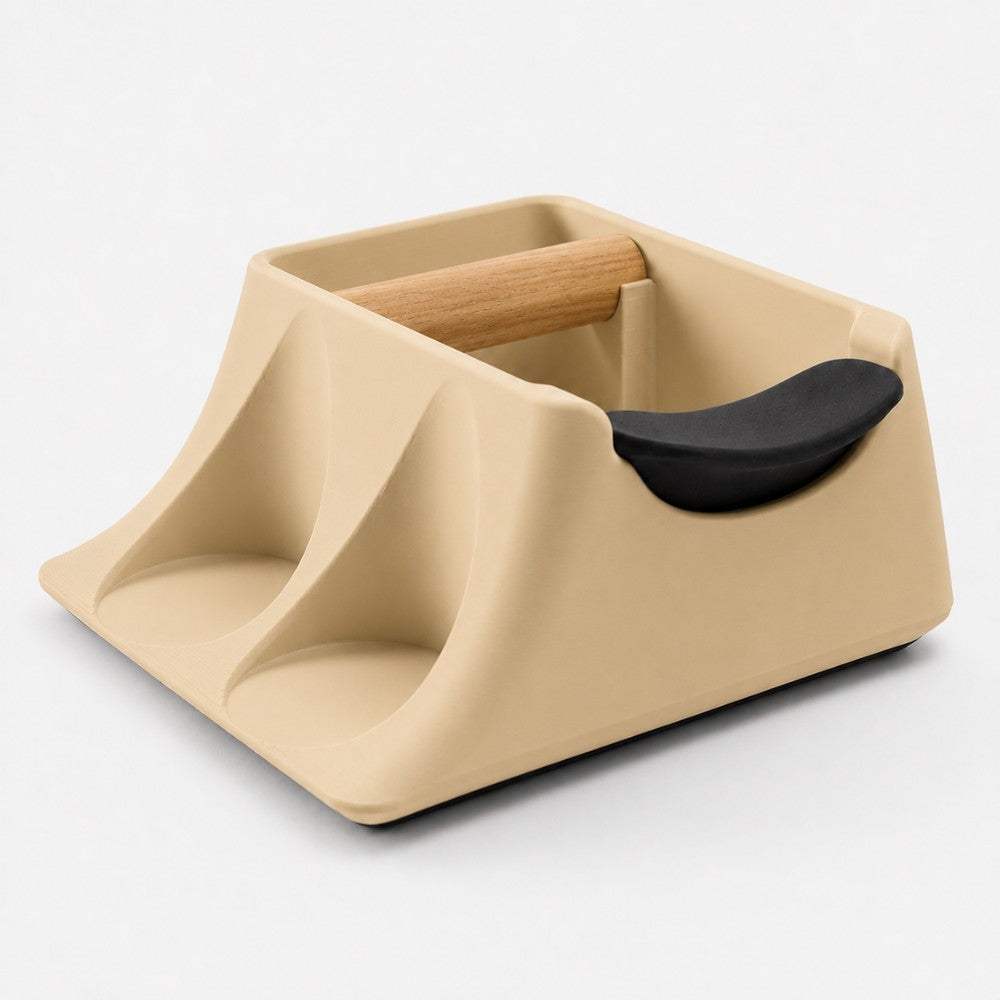 The Hub 3-in-1 Espresso Knock Box, Tamping Station & Tamper Holder