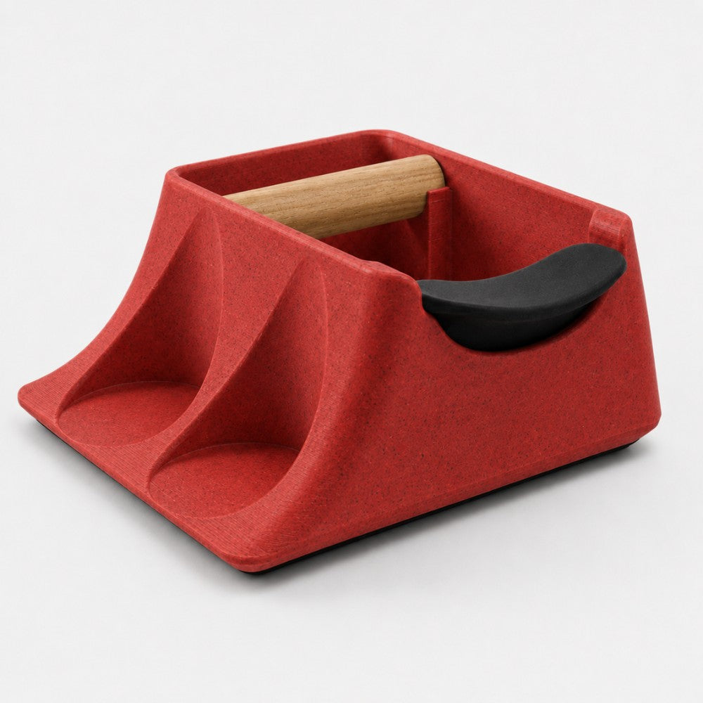The Hub 3-in-1 Espresso Knock Box, Tamping Station & Tamper Holder