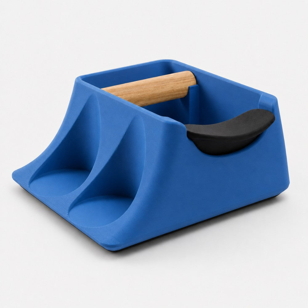 The Hub 3-in-1 Espresso Knock Box, Tamping Station & Tamper Holder