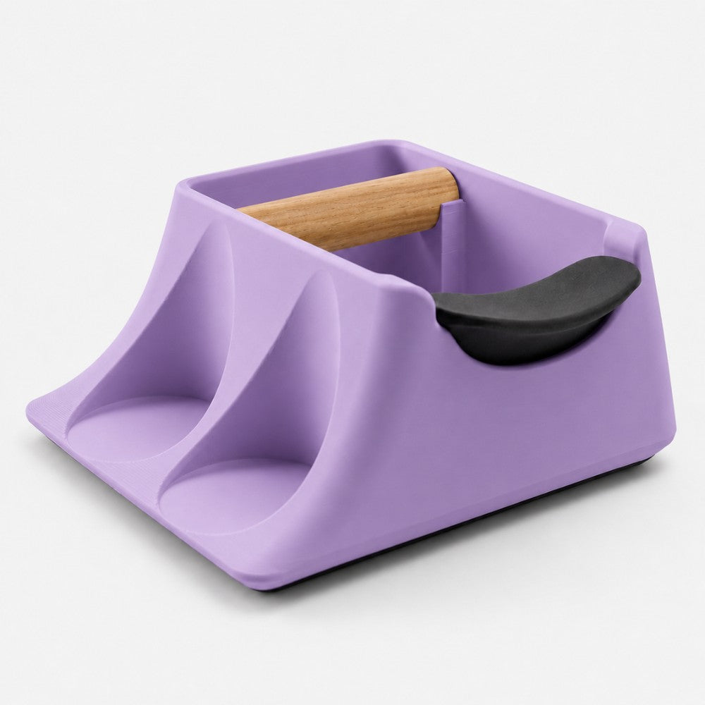 The Hub 3-in-1 Espresso Knock Box, Tamping Station & Tamper Holder