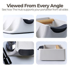The Hub 3-in-1 Espresso Knock Box, Tamping Station & Tamper Holder