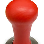 Motta Flat Stainless Coffee Tamper ø 58mm Red Wood Handle