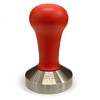 Motta Flat Stainless Coffee Tamper ø 58mm Red Wood Handle