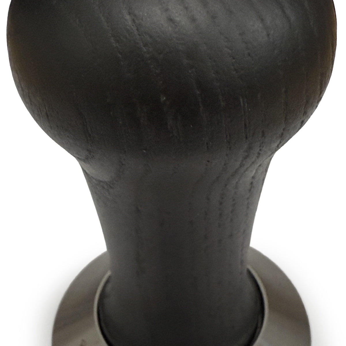 Motta Flat Stainless Coffee Tamper ø 49mm Black Wood Handle