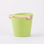 Nordic Espresso Knock Box with Oak Bar