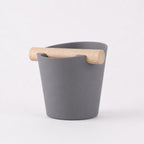 Nordic Espresso Knock Box with Oak Bar