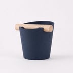 Nordic Espresso Knock Box with Oak Bar