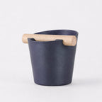 Nordic Espresso Knock Box with Oak Bar