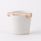 Nordic Espresso Knock Box with Oak Bar