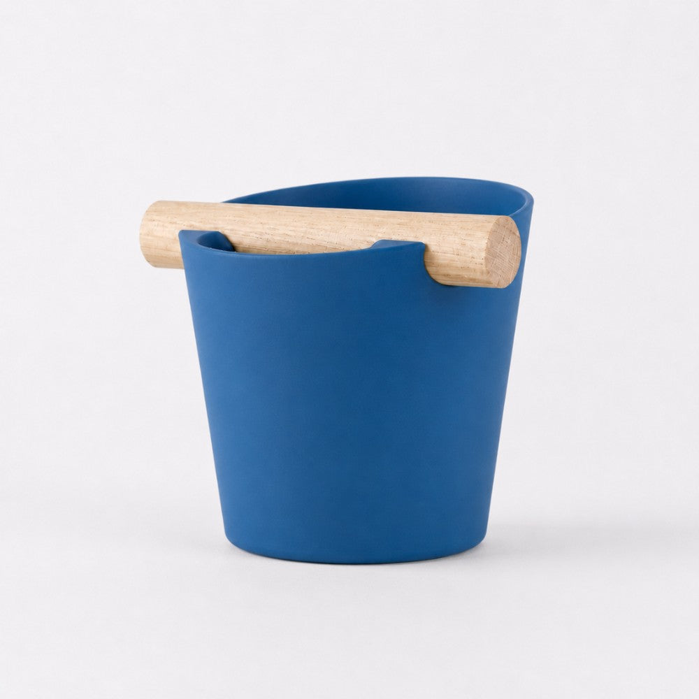 Nordic Espresso Knock Box with Oak Bar