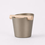 Nordic Espresso Knock Box with Oak Bar