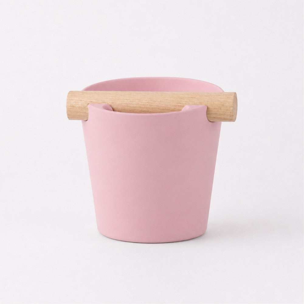 Nordic Espresso Knock Box with Oak Bar