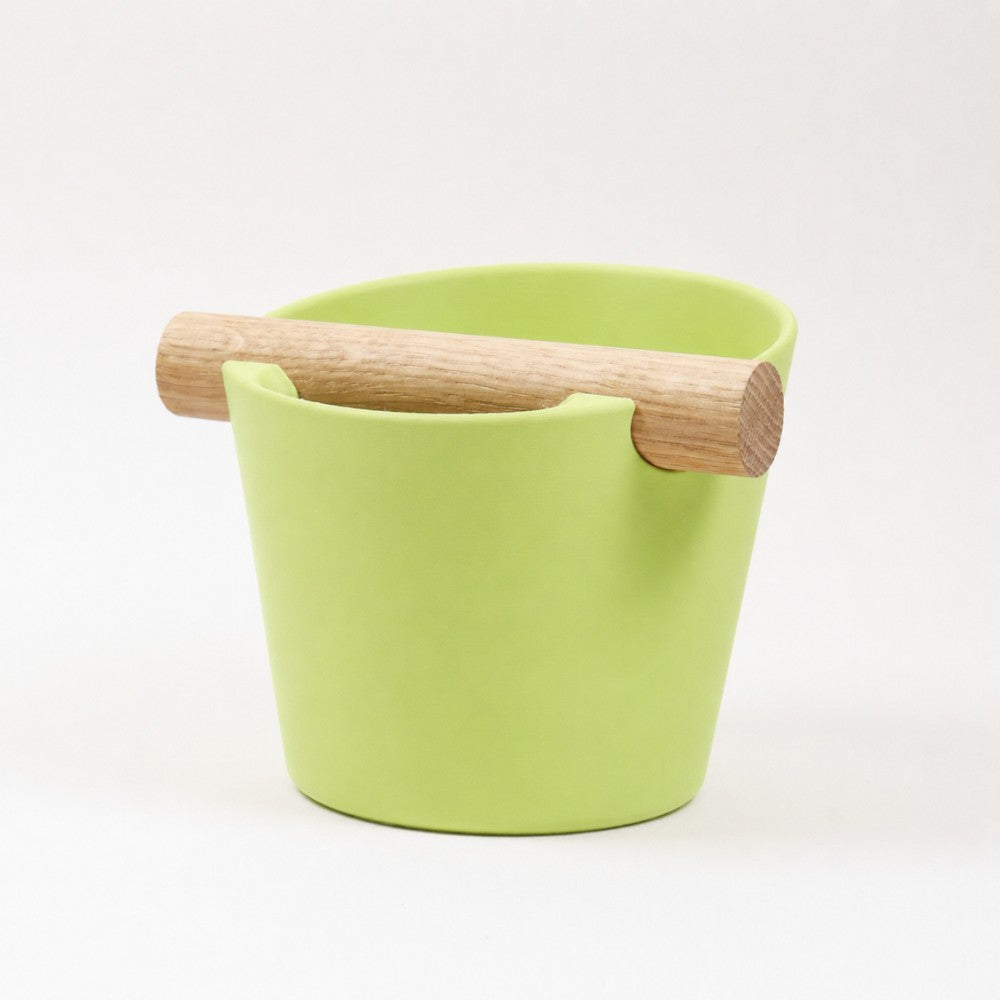 Nordic Espresso Knock Box with Oak Bar