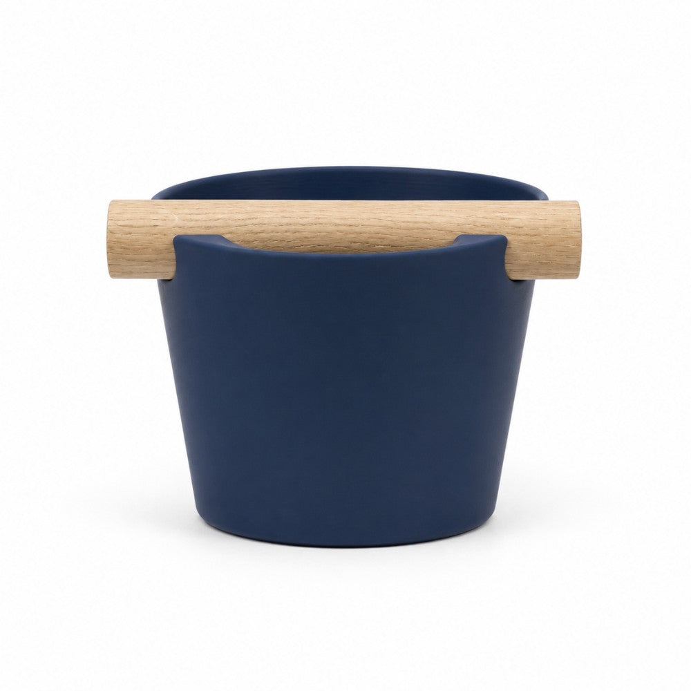 Nordic Espresso Knock Box with Oak Bar