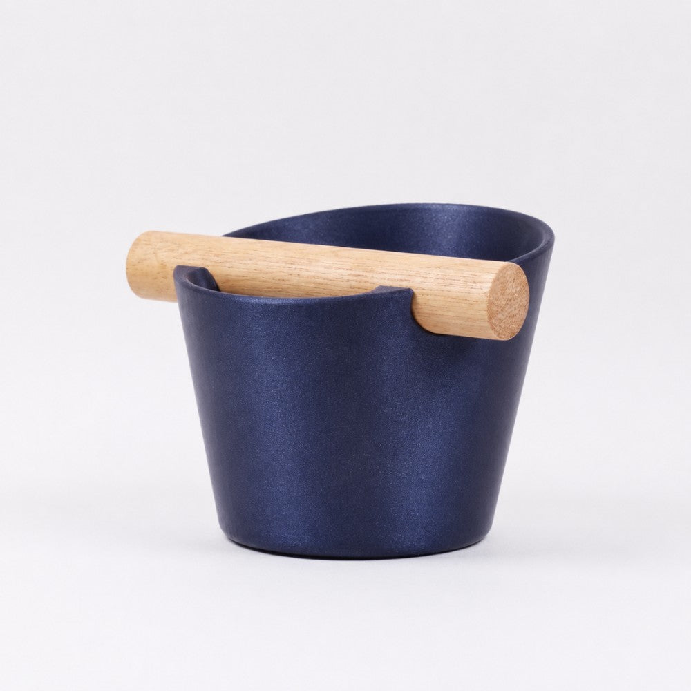 Nordic Espresso Knock Box with Oak Bar